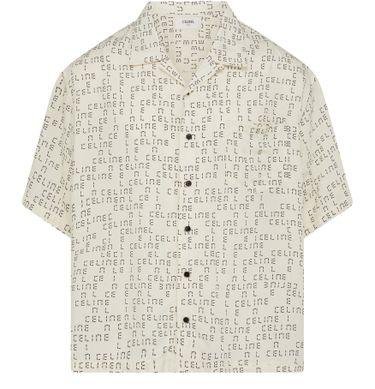 Hawaiian shirt in printed viscose by CELINE