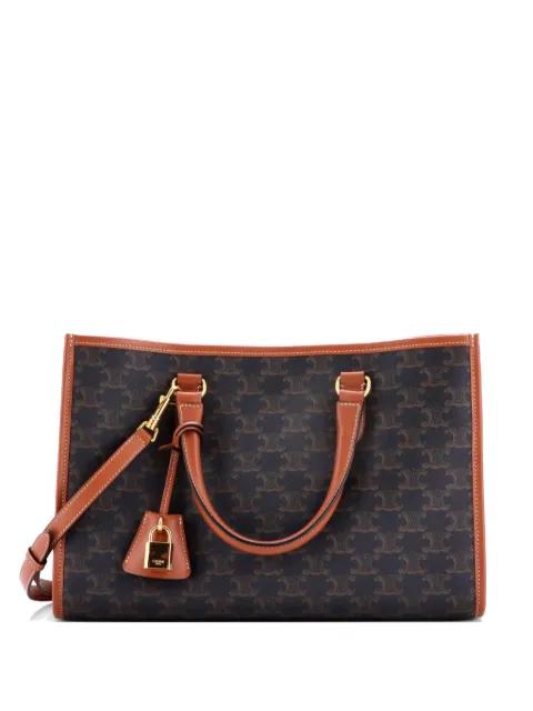 Horizontal Cabas Triomphe Coated Canvas Mini tote bag by CELINE 
