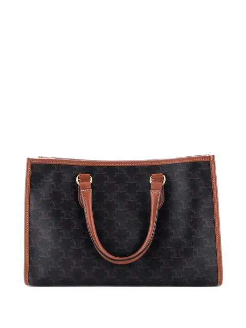 Horizontal Cabas Triomphe Coated Canvas Mini tote bag by CELINE Horizontal Cabas Triomphe Coated Canvas Mini tote bag by CELINE