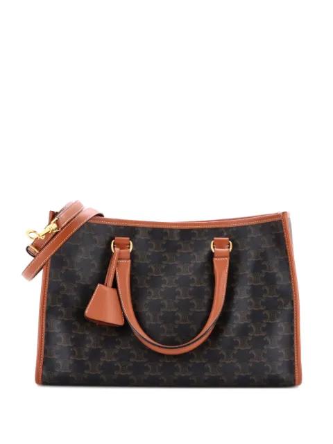 Horizontal Cabas Triomphe Coated Canvas Mini tote bag by CELINE 