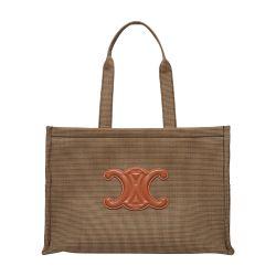 Large cabas Thais in pied de poule textile by CELINE