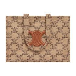 Large cabas Thais in textile with Triomphe by CELINE