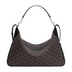 Large strap romy in Triomphe canvas and calfskin by CELINE