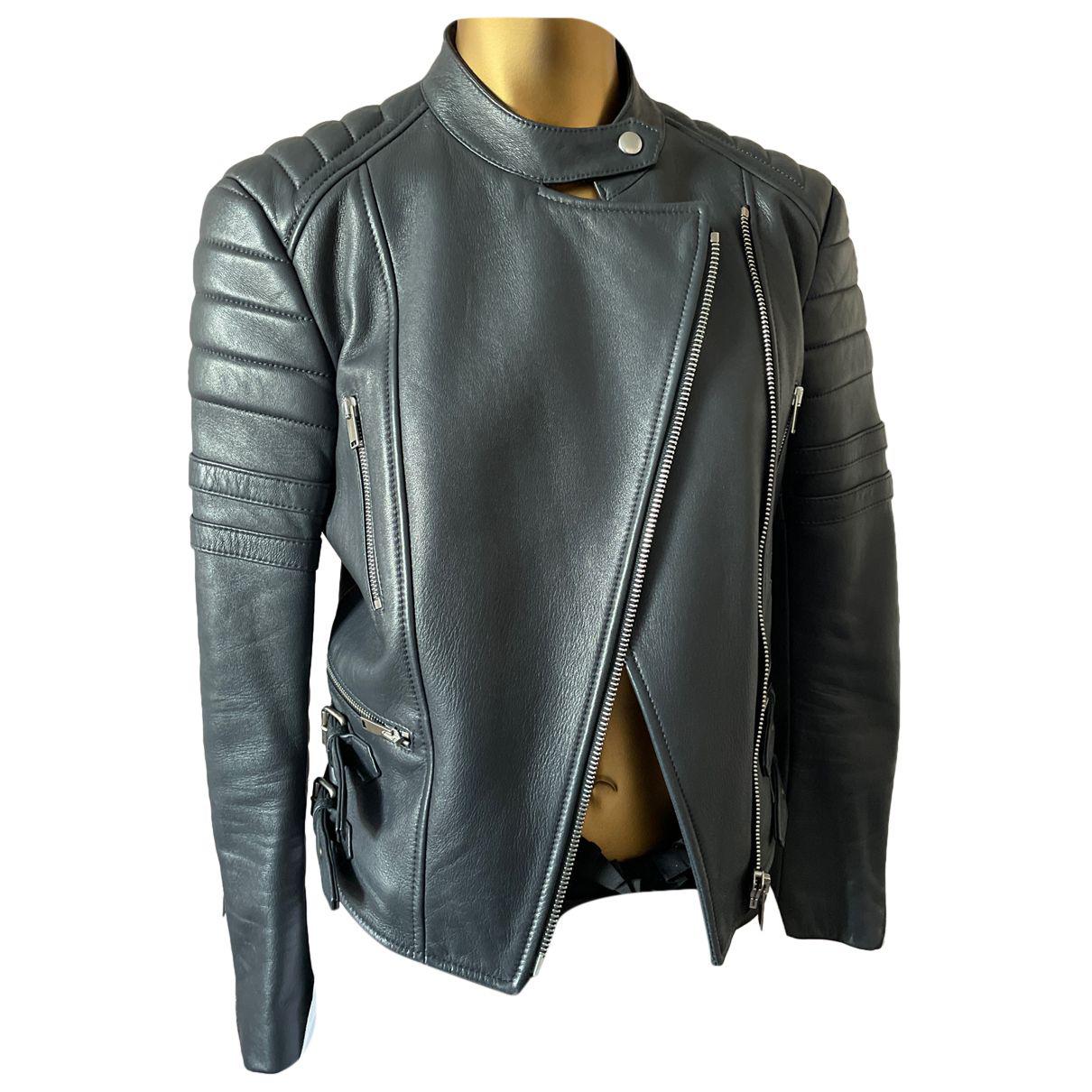 Leather biker jacket by CELINE | jellibeans