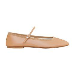 Les ballerines Celine Mary-Jane in pearly calfskin by CELINE