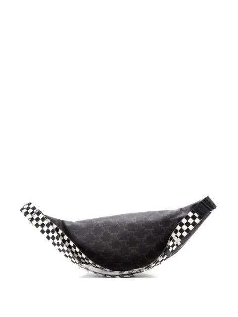 Logo Triomphe Coated Canvas belt bag by CELINE 