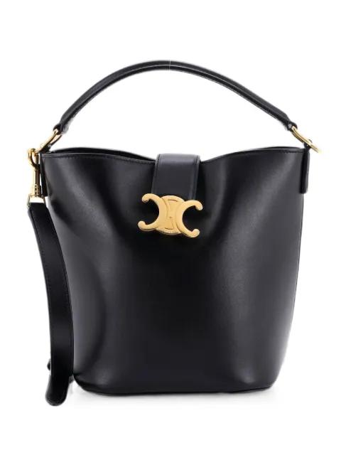 Louise Bag Leather Small bucket bag by CELINE 
