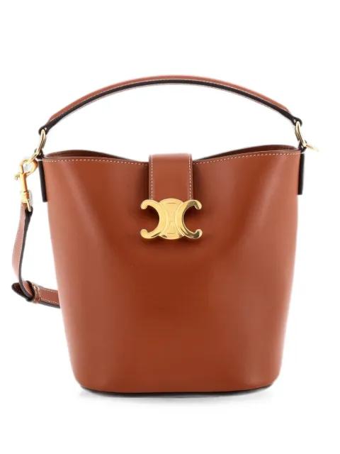 Louise Bag Leather Small bucket bag by CELINE 