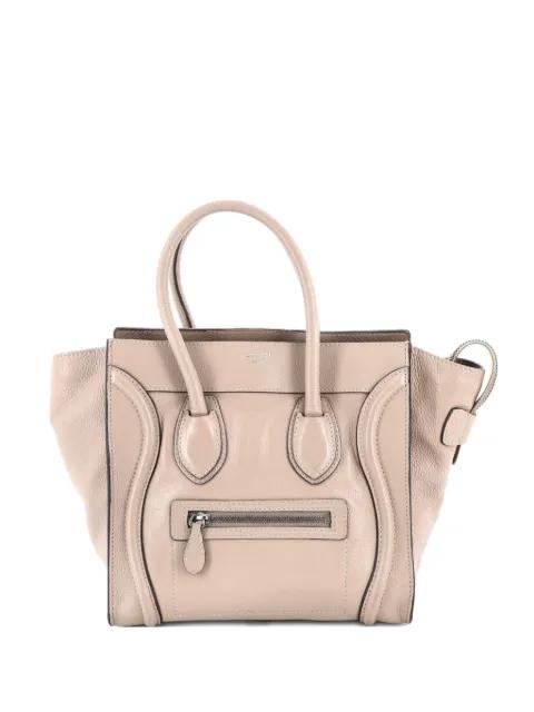 Luggage Bag Grainy Leather Micro tote bag by CELINE Luggage Bag Grainy Leather Micro tote bag by CELINE