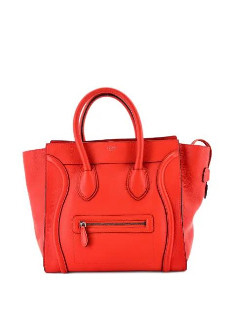 Luggage Bag Grainy Leather Mini tote bag by CELINE 