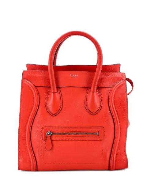 Luggage Bag Grainy Leather Mini tote bag by CELINE 