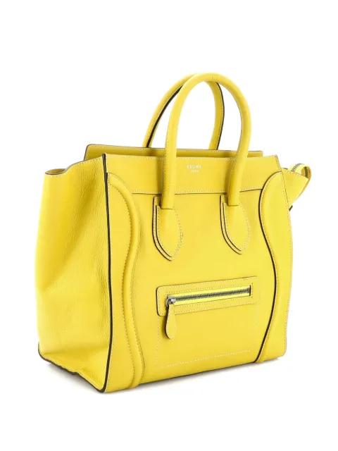 Luggage Bag Grainy Leather Mini tote bag by CELINE 