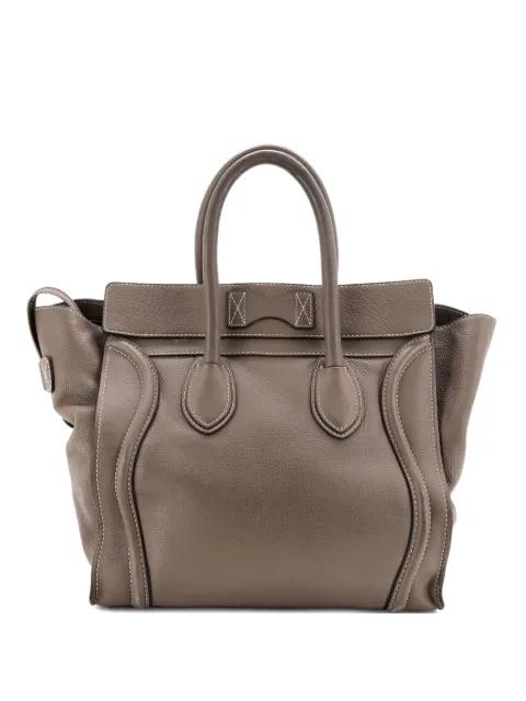 Luggage Bag Grainy Leather Mini tote bag by CELINE 