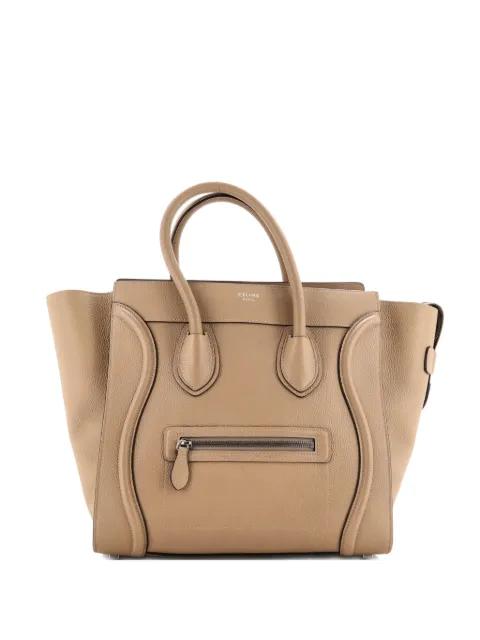 Luggage Bag Grainy Leather Mini tote bag by CELINE 