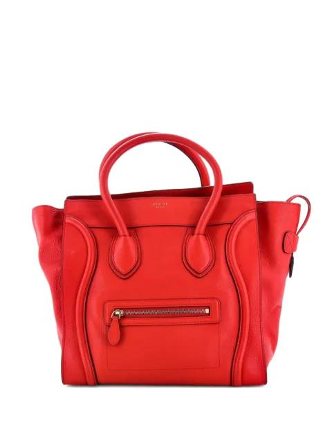 Luggage Bag Grainy Leather Mini tote bag by CELINE 