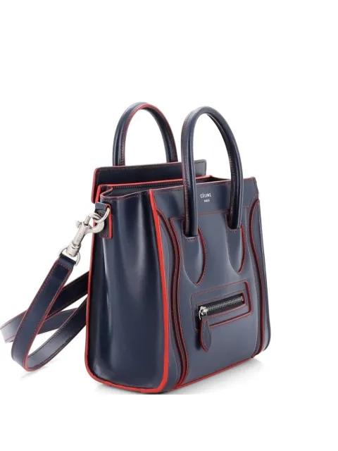 Luggage Bag Smooth Leather Nano crossbody bag by CELINE 