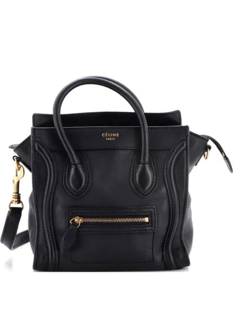 Luggage Bag Smooth Leather Nano crossbody bag by CELINE 