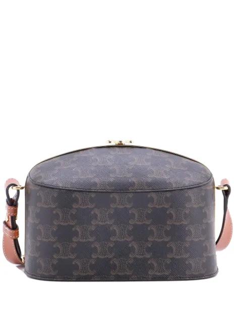 Lunch Box Bag Triomphe Coated Canvas shoulder bag by CELINE 