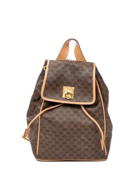 Macadam-print drawstring backpack by CELINE 