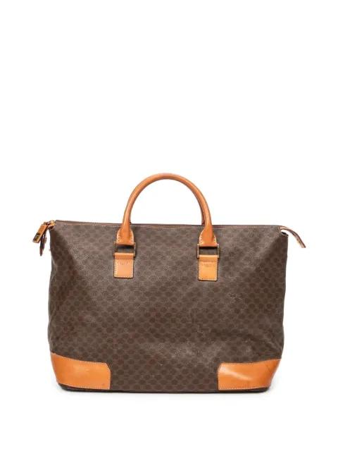 Macadam-print top-handle bag by CELINE 