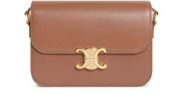 Medium Triomphe bag in shiny calfskin by CELINE