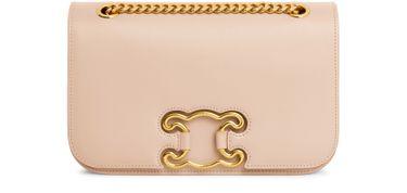 Medium bag Triomphe Frame in shiny calfskin by CELINE