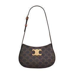 Medium tilly bag in Triomphe canvas and calfskin by CELINE