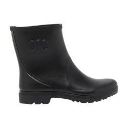 Mid Celine rain boots in natural rubber by CELINE