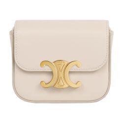Mini Triomphe in shiny calfskin by CELINE