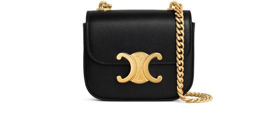Mini chain claude in shiny calfskin by CELINE