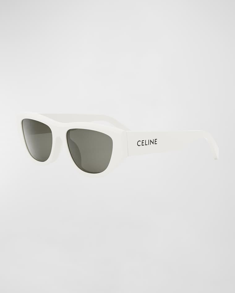 Monochroms Acetate Cat-Eye Sunglasses by CELINE