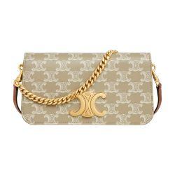 Multipochette in Triomphe canvas and calfskin by CELINE