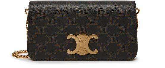 Multipochette in Triomphe canvas and calfskin by CELINE