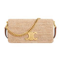 Multipochette in raffia by CELINE