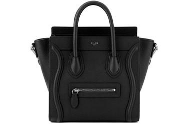 Nano luggage bag in drummed calfskin by CELINE