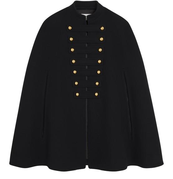 【CELINE】OFFICER CAPE IN WOOL AND CASHMERE CLOTH Officer cape in wool cloth and cashmere by CELINE | jellibeans