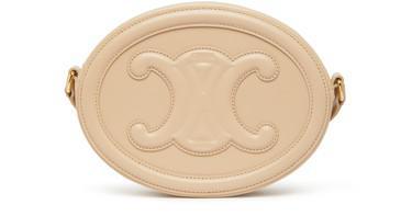 Oval bag cuir Triomphe in smooth calfskin by CELINE