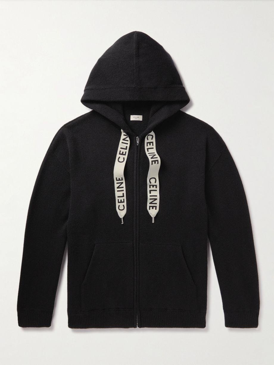 Oversized Wool and Cashmere-Blend Zip-Up Hoodie by CELINE