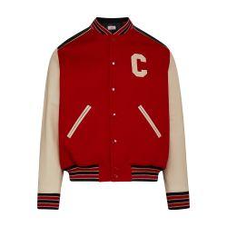 Oversized wool varsity jacket by CELINE