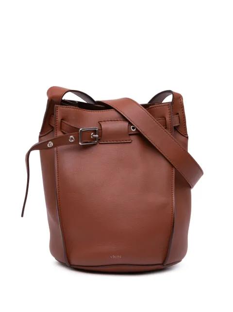 2018 Leather Big Bag bucket bag by CELINE PRE-OWNED