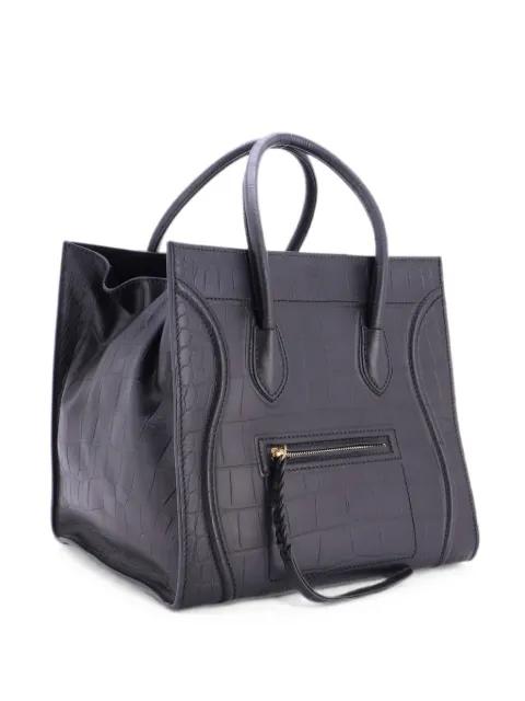 Phantom Bag Crocodile Embossed Leather Medium tote bag by CELINE 
