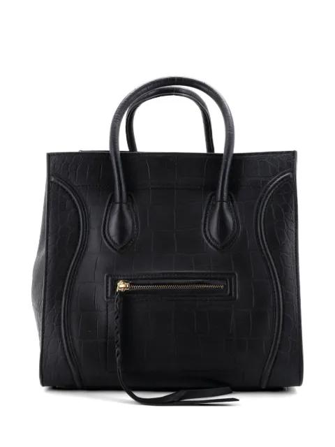 Phantom Bag Crocodile Embossed Leather Medium tote bag by CELINE 
