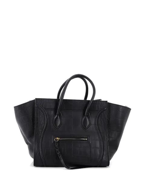 Phantom Bag Crocodile Embossed Leather Medium tote bag by CELINE 