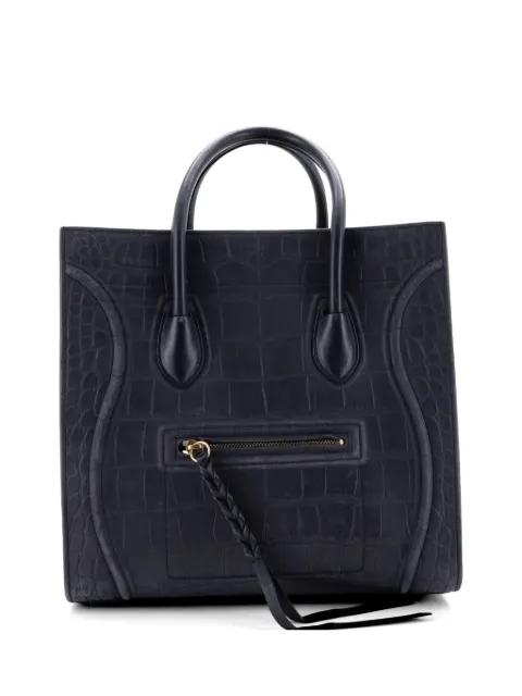 Phantom Bag Crocodile Embossed Leather Medium tote bag by CELINE 
