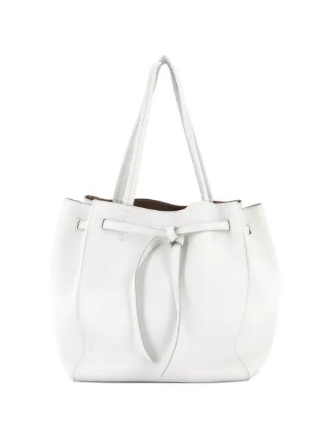 Phantom Tie Cabas Leather Medium tote bag by CELINE 