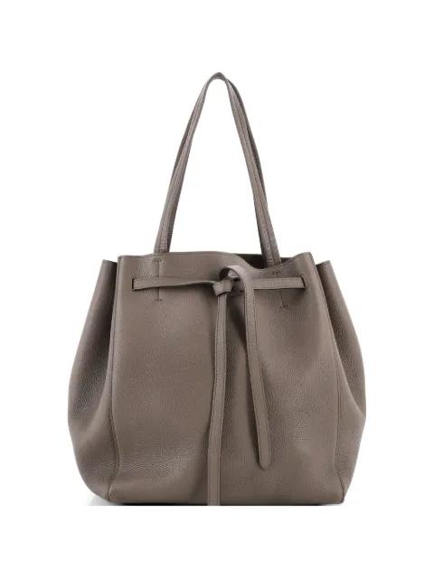Phantom Tie Cabas Leather Medium tote bag by CELINE 