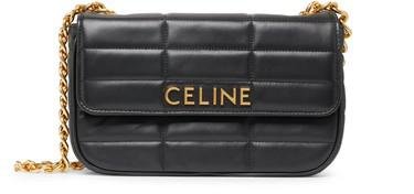 Quilted chain shoulder bag Celine by CELINE