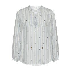 Romy striped silk blouse by CELINE