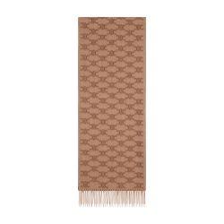 Scarf in monogram cashmere by CELINE