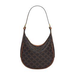 Small Heloïse bag cuir Triomphe in Triomphe canvas and calfskin by CELINE